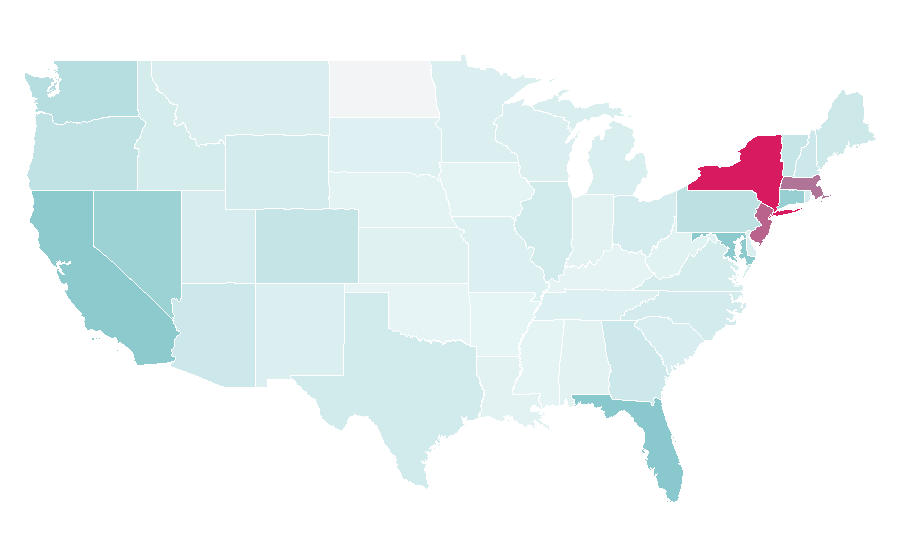 Affinity by region — Ynet, United States