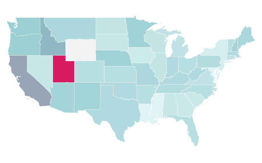 Affinität nach Region — Yoda, USA