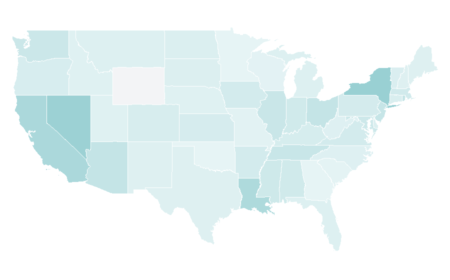 Affinity by region — Yomiuri Giants, United States