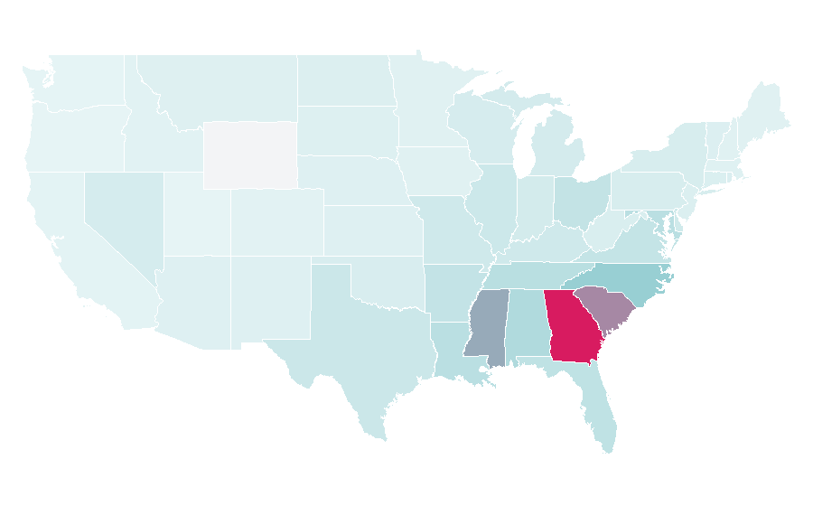 Affinity by region — Young Scooter, United States