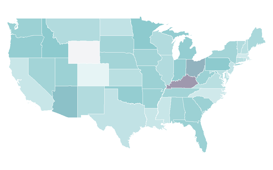 Affinity by region — You're Beautiful (TV series), United States