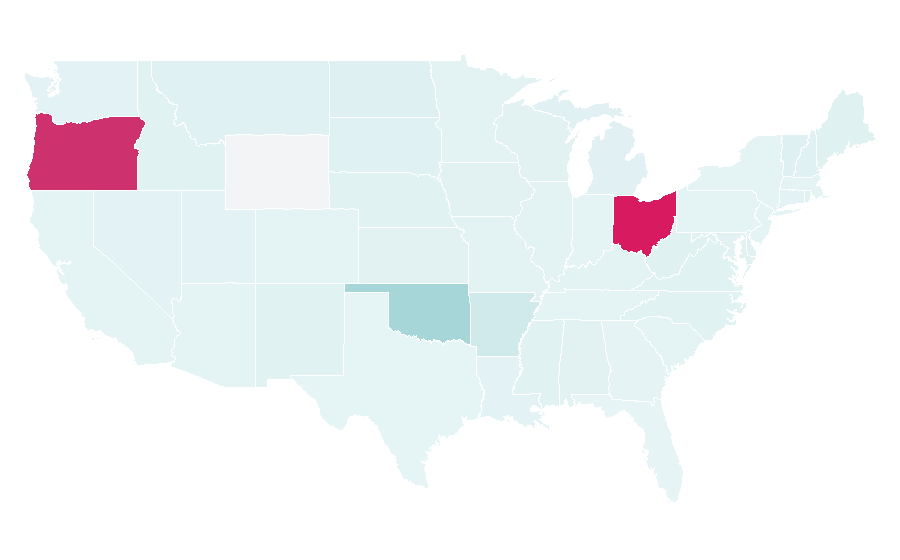 Affinity by region — Yours Truly, United States
