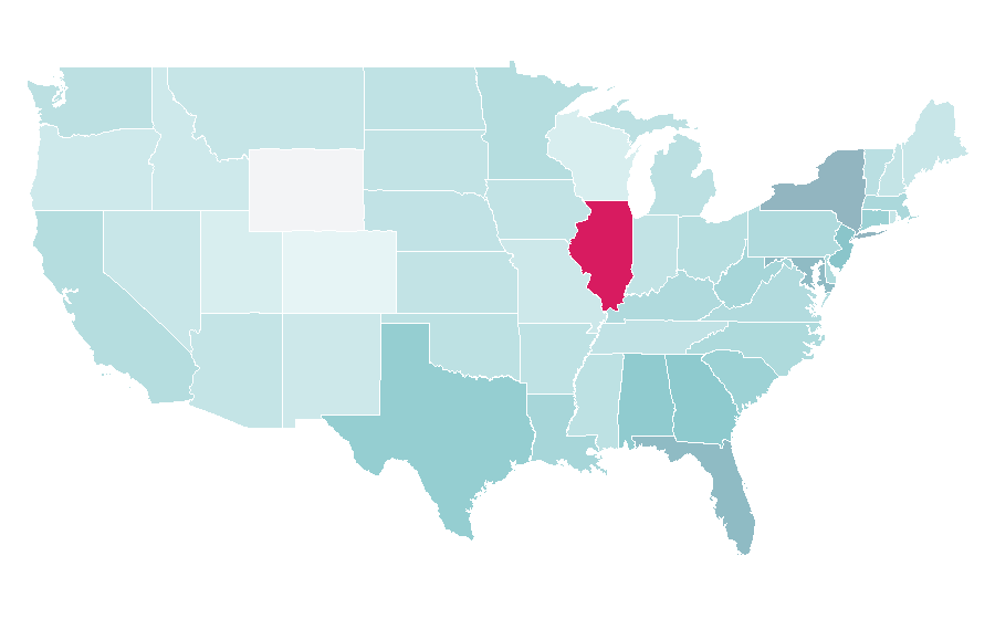 Affinity by region — YTV (TV channel), United States