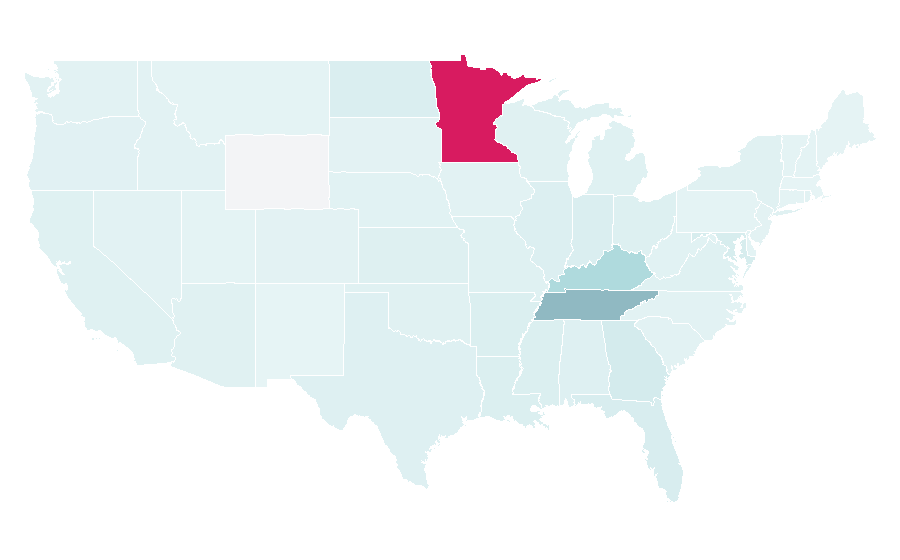 Affinity by region — Yum! Brands, United States
