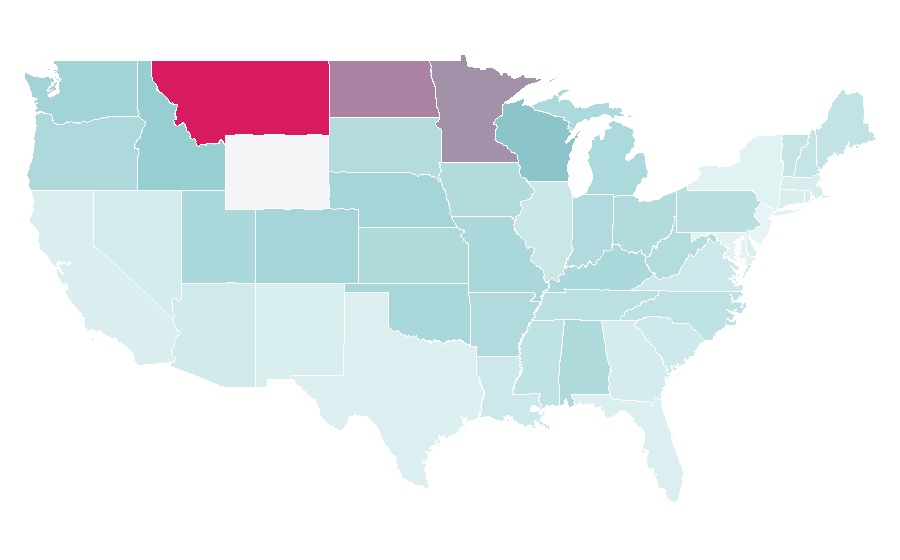 Affinity by region — Yung Gravy, United States