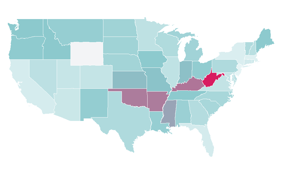 Affinity by region — Z Nation, United States