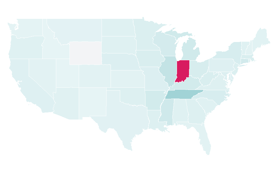 Affinity by region — Zach Edey, United States