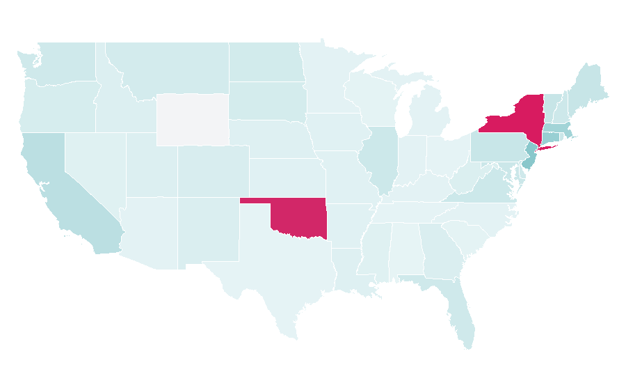 Affinity by region — Zagat, United States