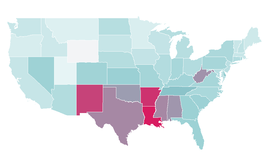 Affinity by region — Zales, United States