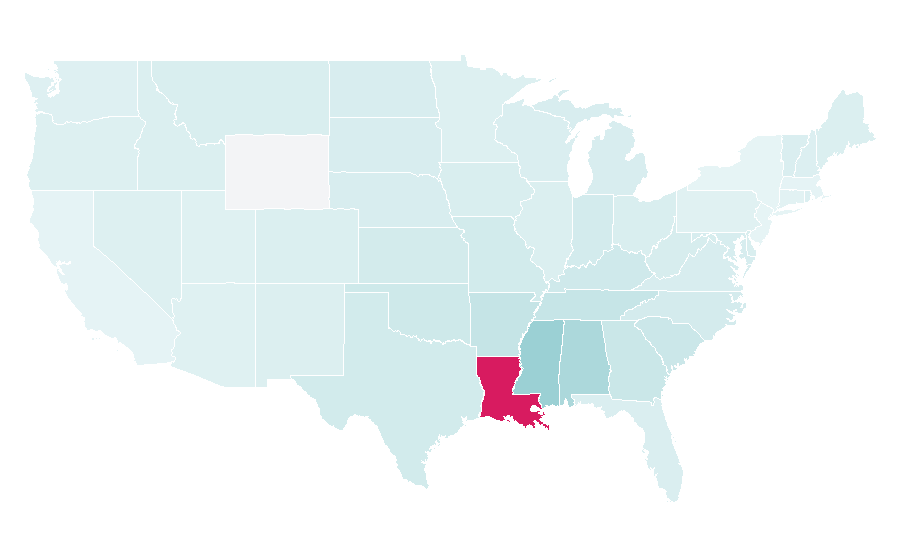 Affinity by region — Zatarain's, United States