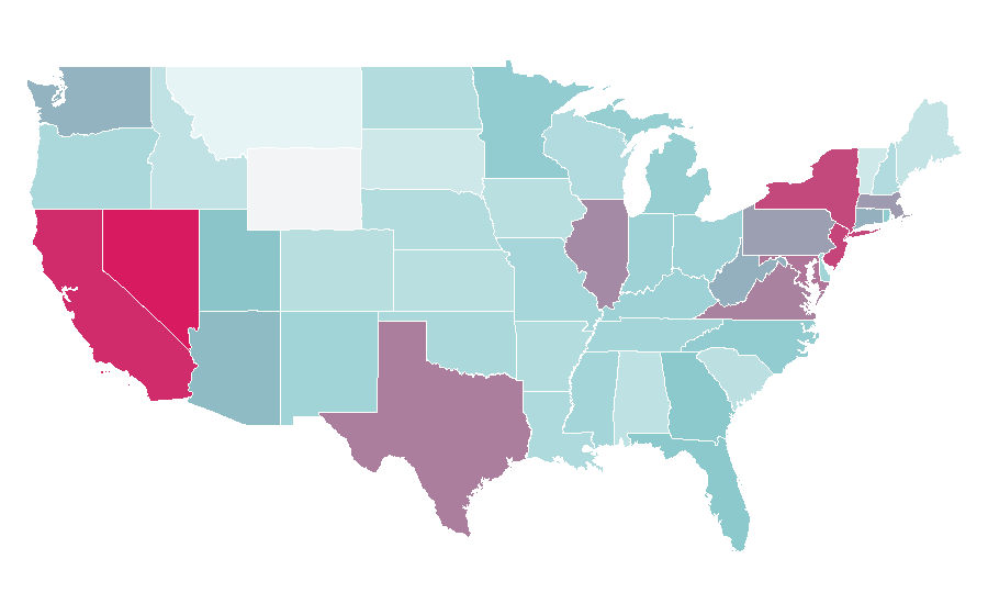 Affinity by region — Zayn Malik, United States