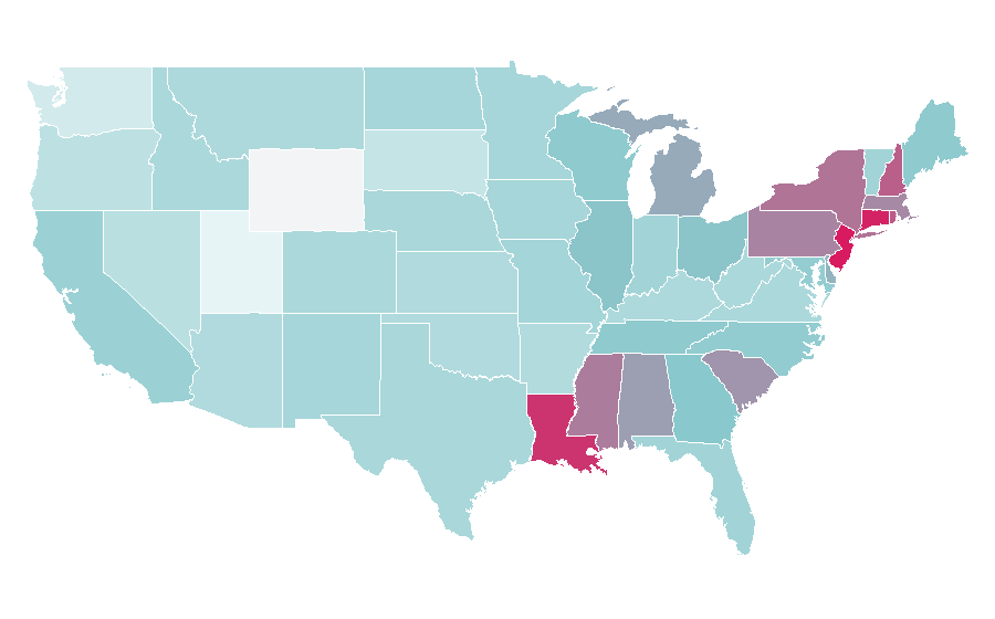 Affinity by region — Zazzle, United States