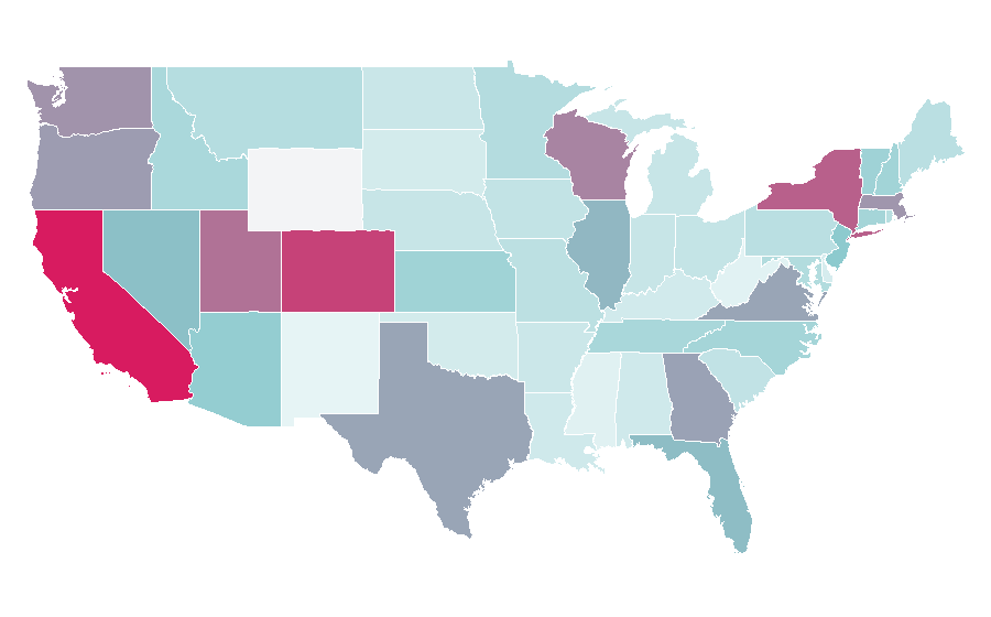 Affinity by region — Zendesk, United States