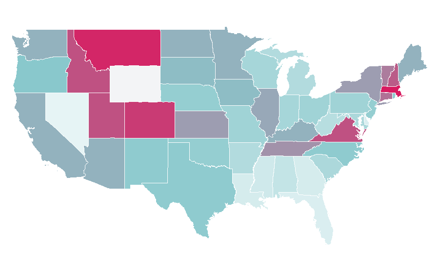Affinity by region — Zero Dark Thirty, United States
