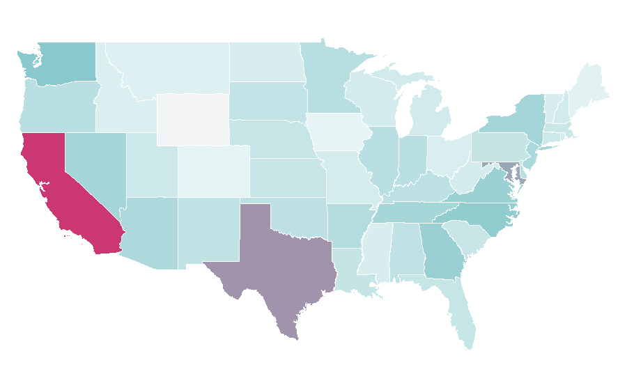 Affinity by region — ZEROBASEONE, United States