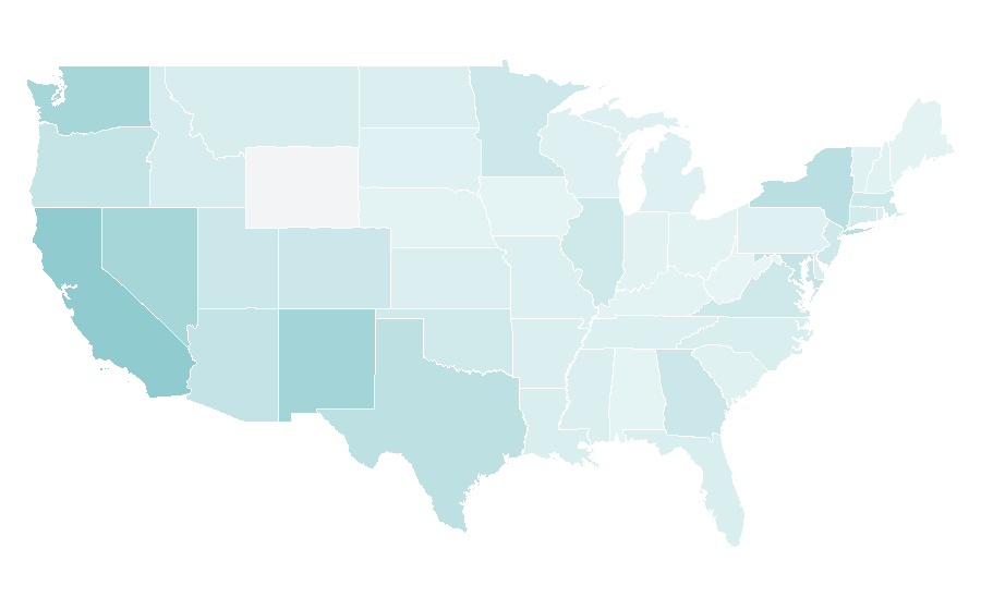Affinity by region — Zhang Ziyi, United States