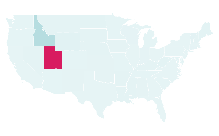 Affinity by region — Zions Bank, United States