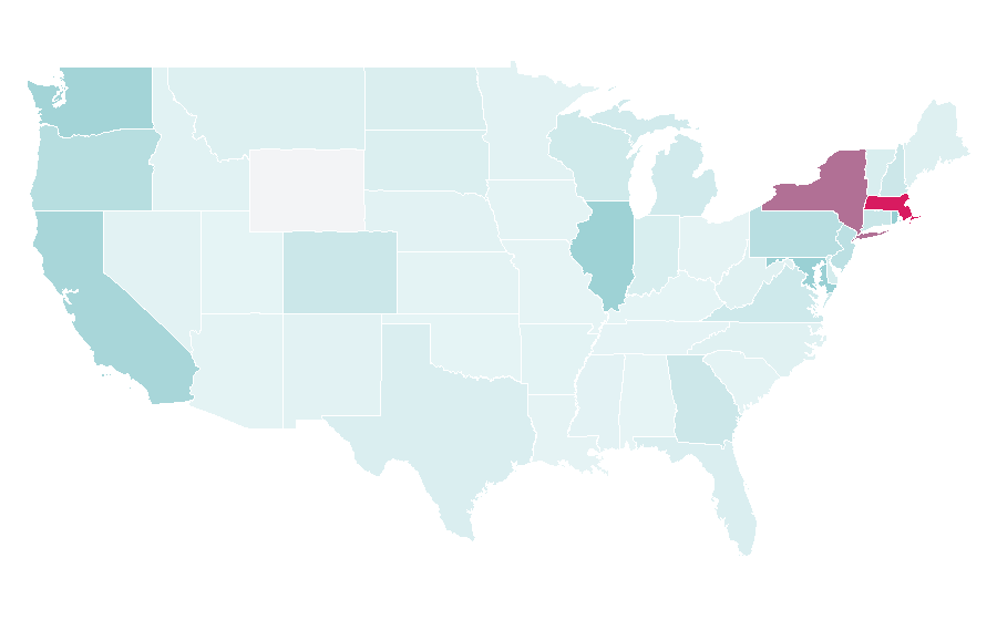 Affinity by region — Zipcar, United States