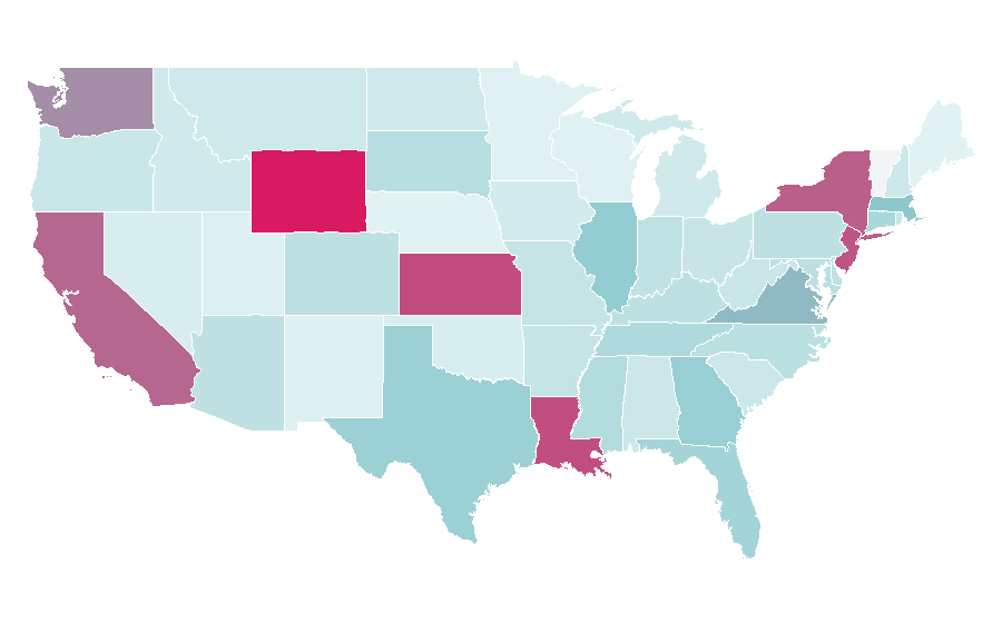 Affinity by region — Zomato, United States