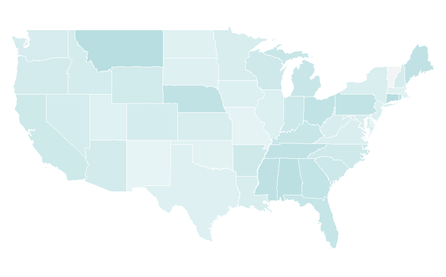 Affinity by region — Zynga Poker, United States