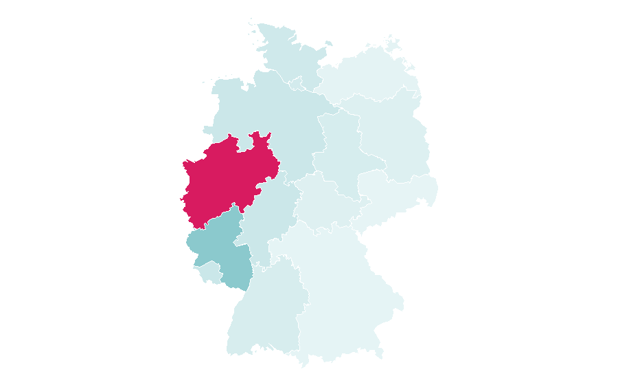 Affinity by region — 1. FC Köln, Germany