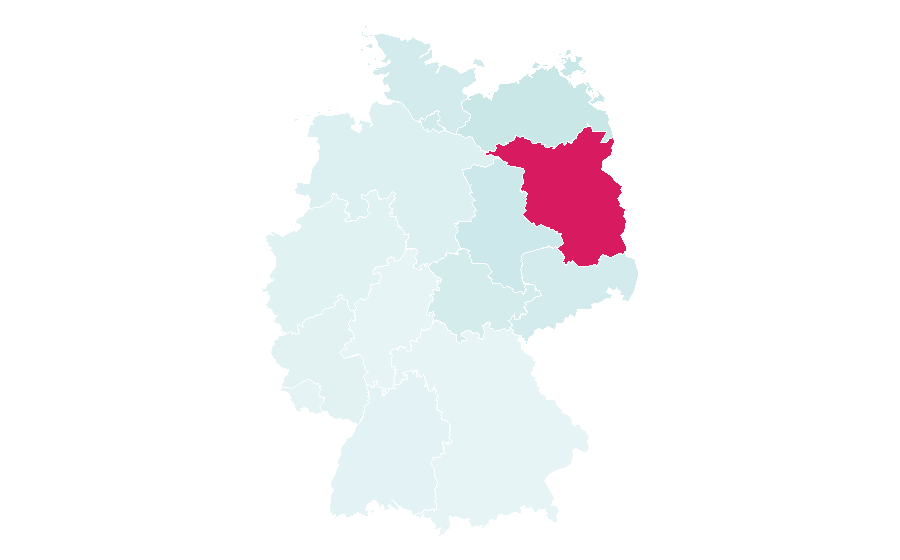 Affinity by region — 1. FC Union Berlin, Germany