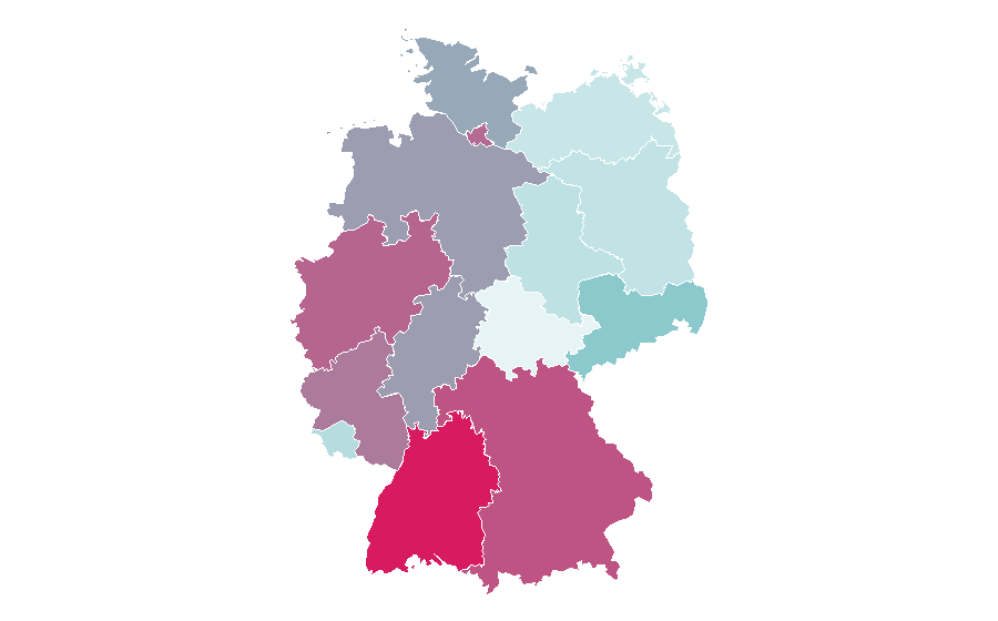 Affinity by region — 9GAG, Germany