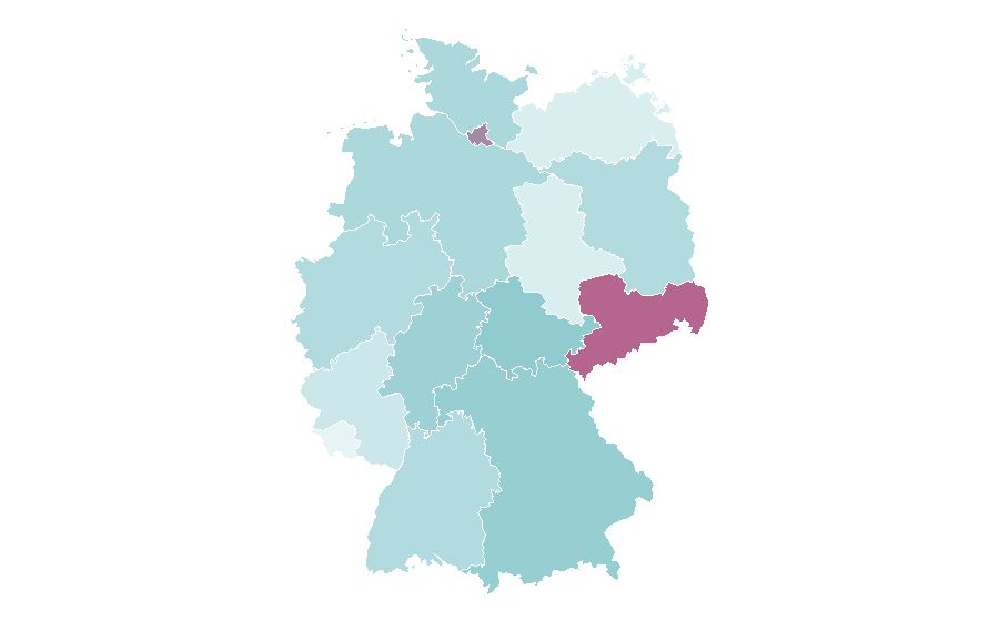 Affinity by region — Amy Winehouse, Germany