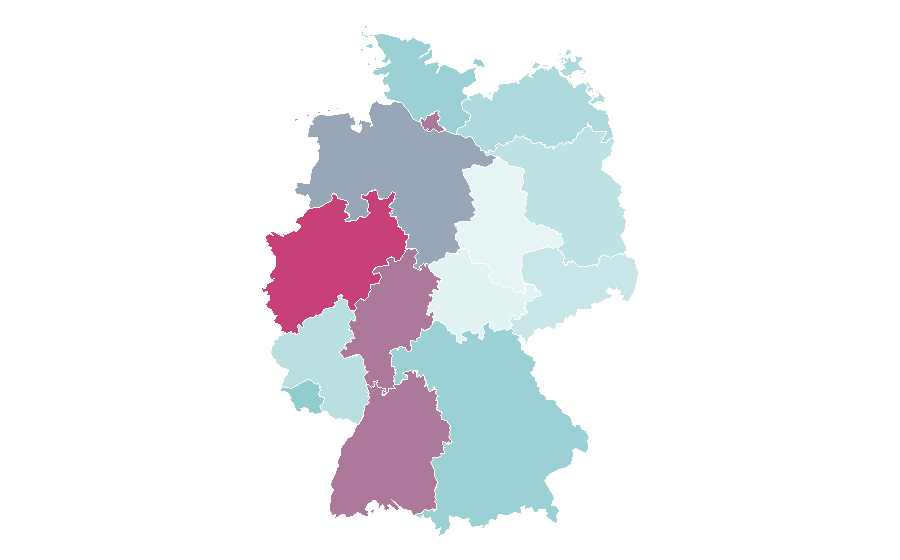 Affinity by region — Argentina national football team, Germany