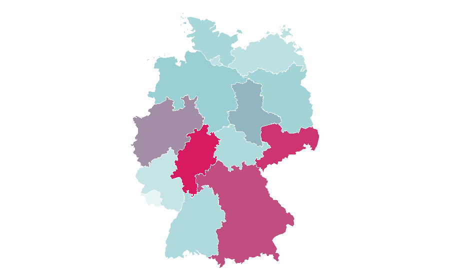 Affinity by region — BTS, Germany