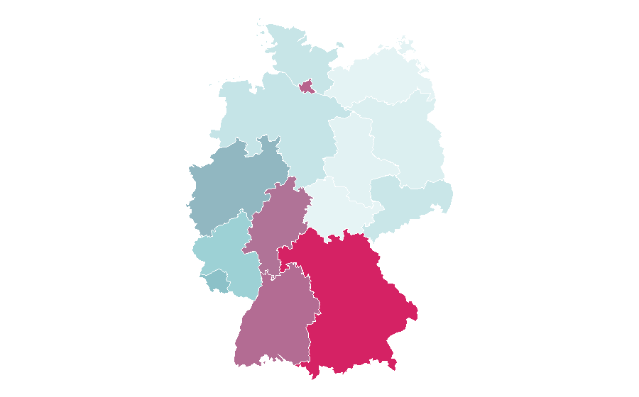 Affinity by region — Chiara Ferragni, Germany