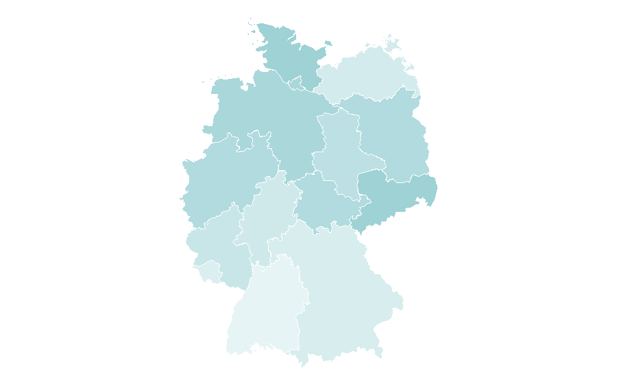 Affinity by region — David Bowie, Germany
