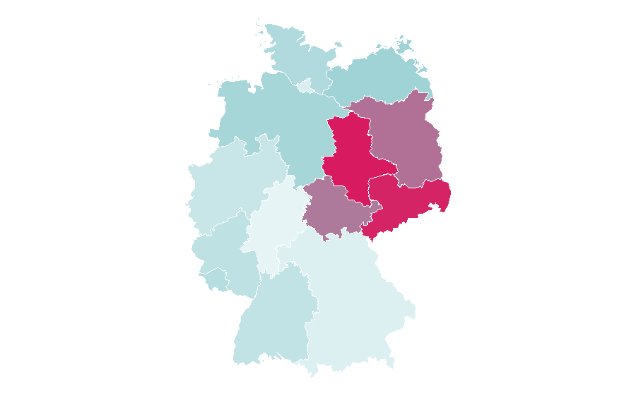 Affinity by region — Die Beatrice Egli Show, Germany