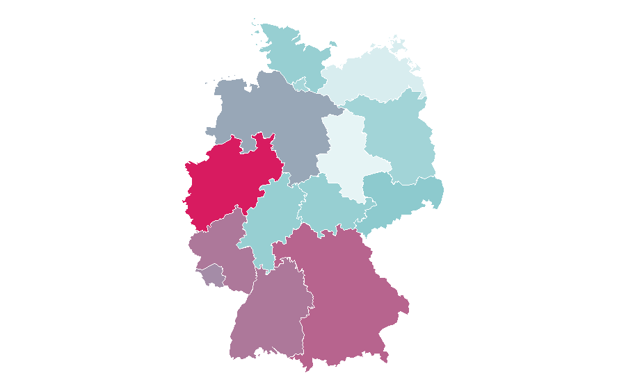 Affinity by region — Die Sendung mit der Maus, Germany