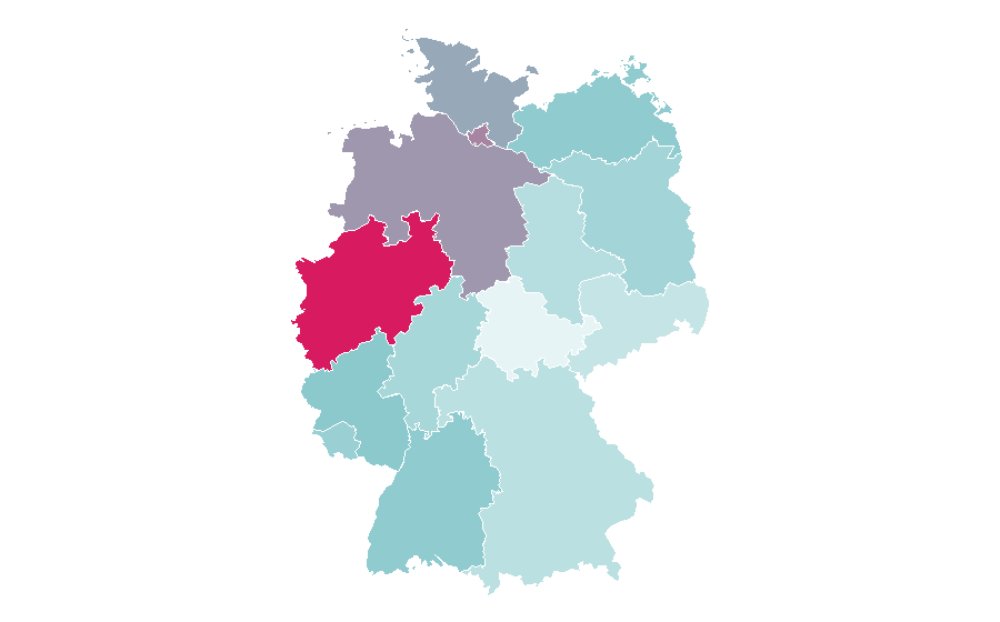 Affinity by region — Ex on the Beach, Germany