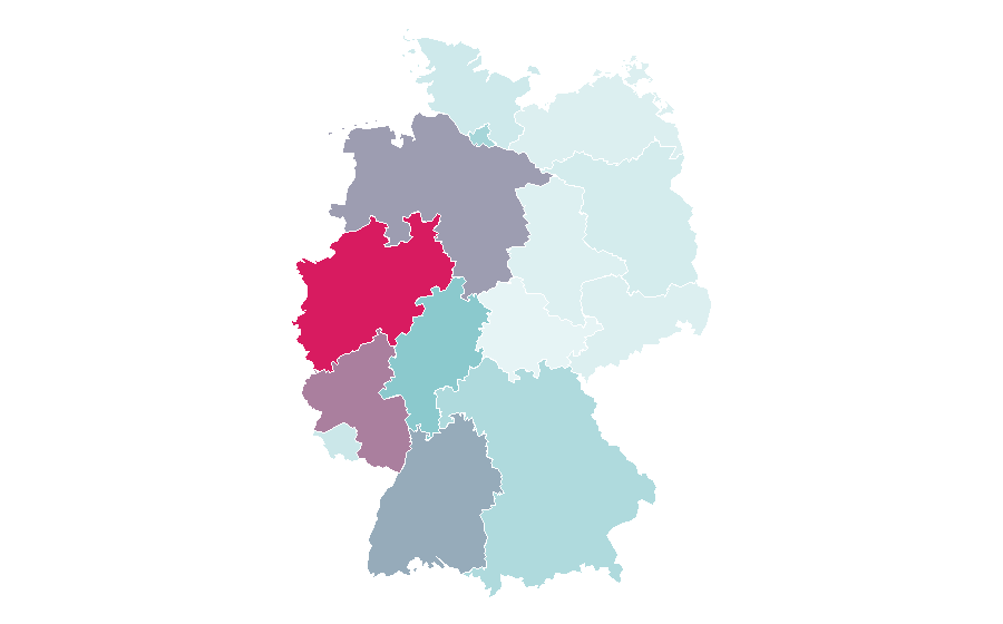 Affinity by region — Feyenoord, Germany
