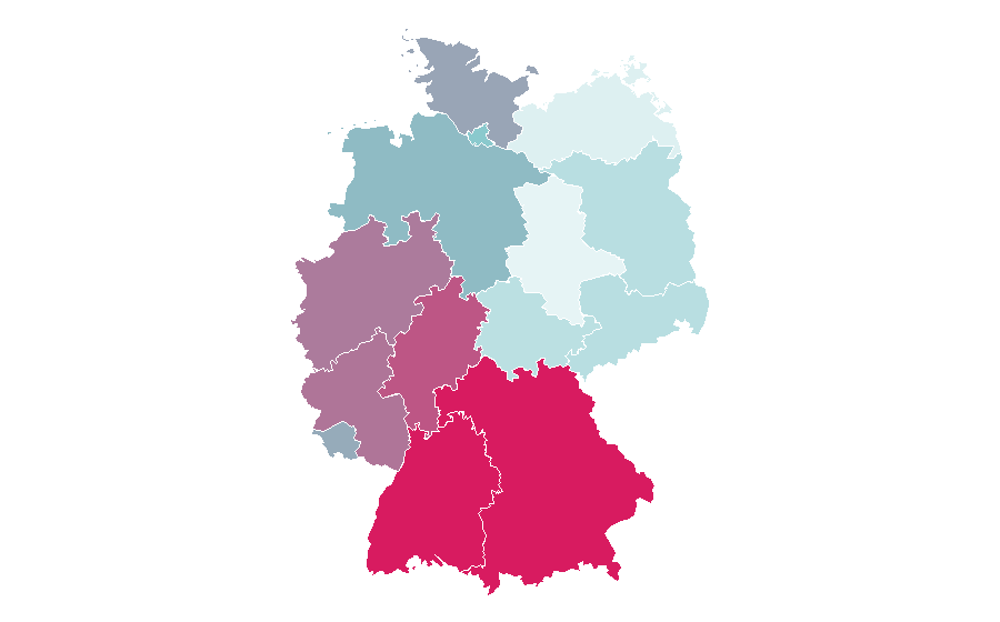 Affinity by region — Fiat, Germany