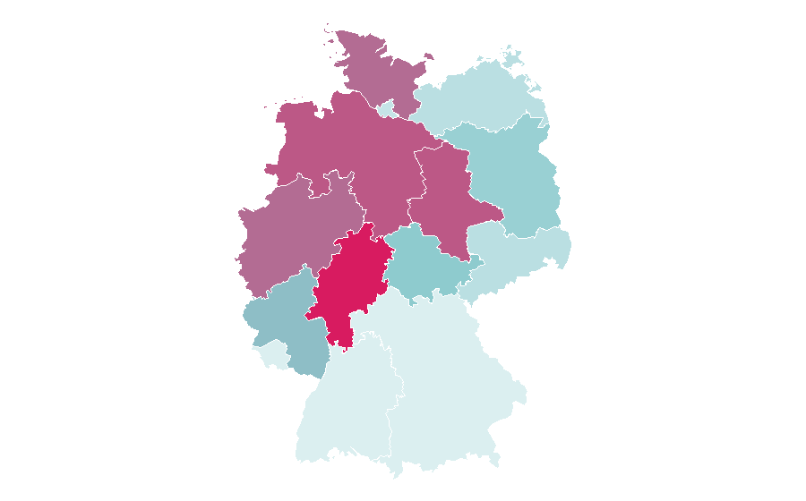 Affinity by region — Game of Thrones, Germany