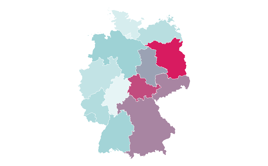 Affinity by region — Guns N' Roses, Germany