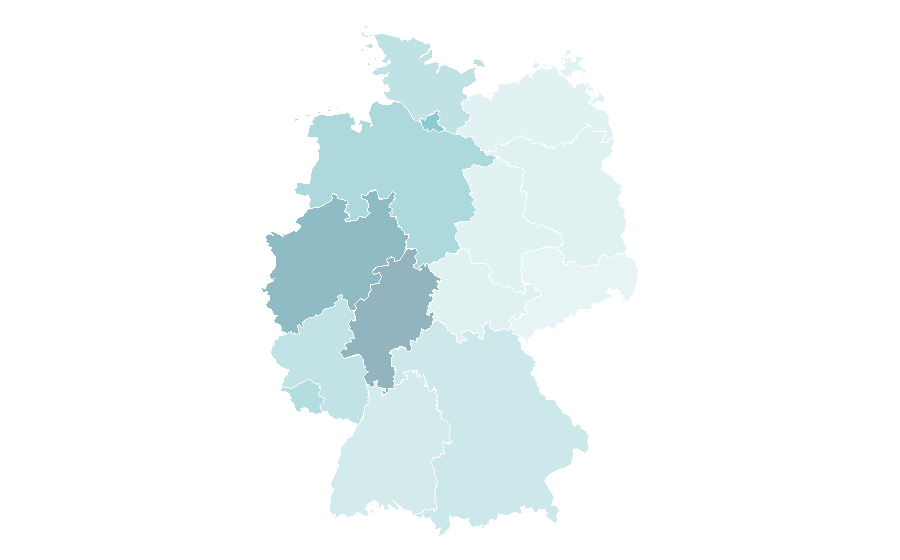 Affinity by region — Haifa Wehbe, Germany