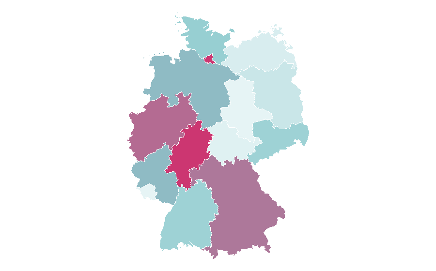 Affinity by region — Henry Cavill, Germany