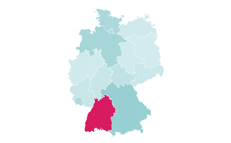 Affinity by region — Kissin' Dynamite, Germany