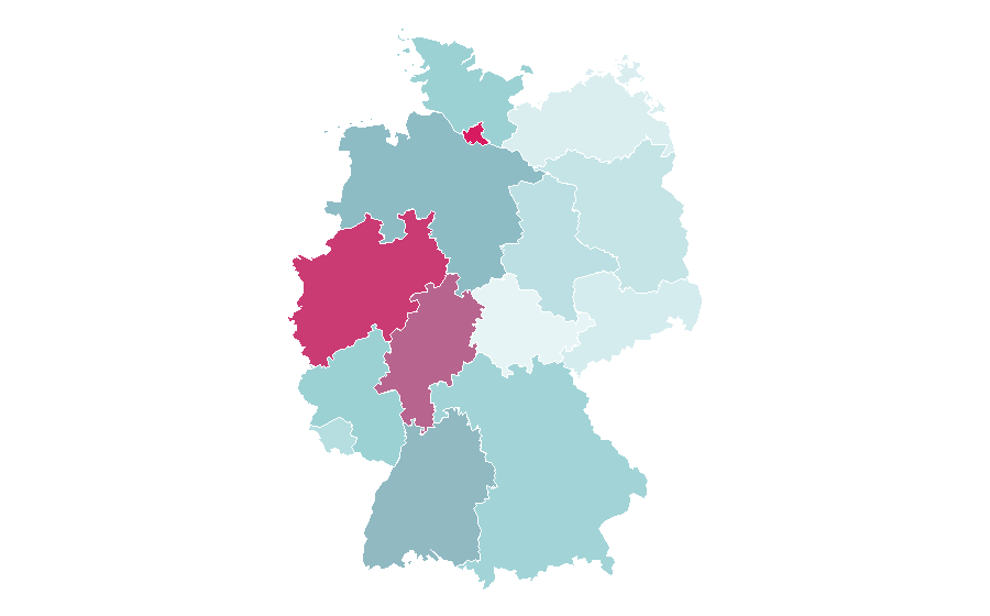 Affinity by region — Kolja Goldstein, Germany