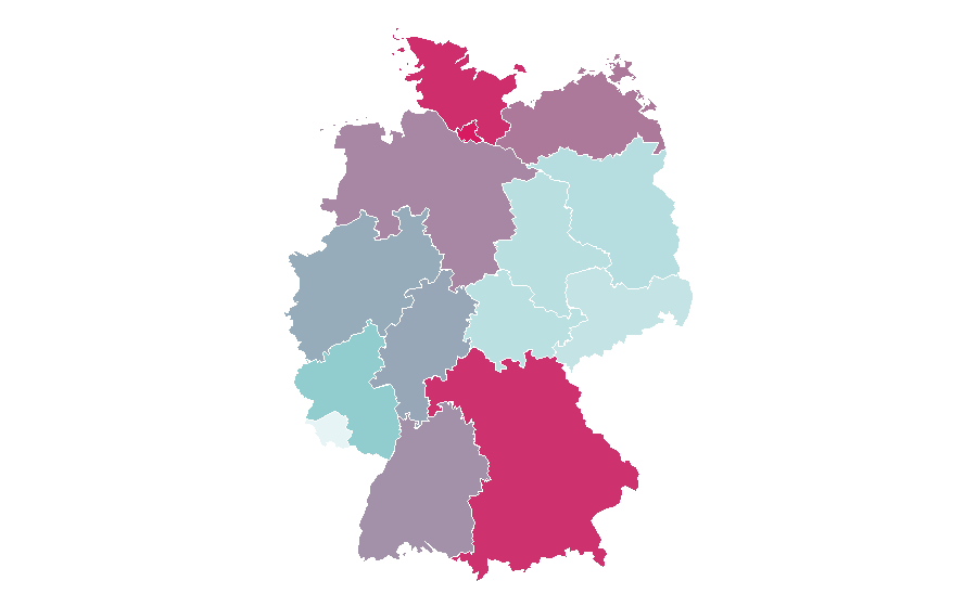 Affinity by region — Marco Polo, Germany