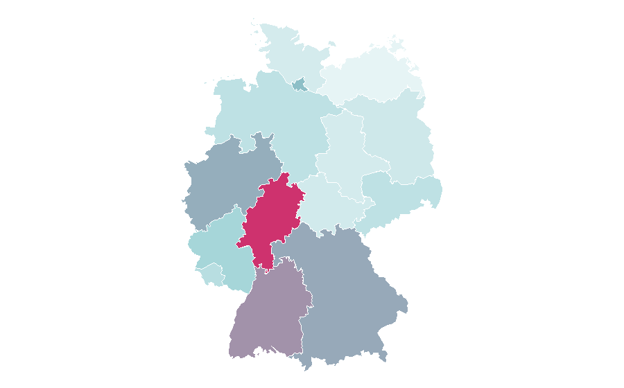 Affinity by region — Monica Bellucci, Germany