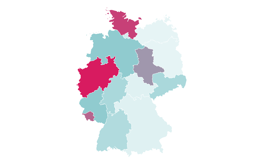 Affinity by region — Panini Comics, Germany