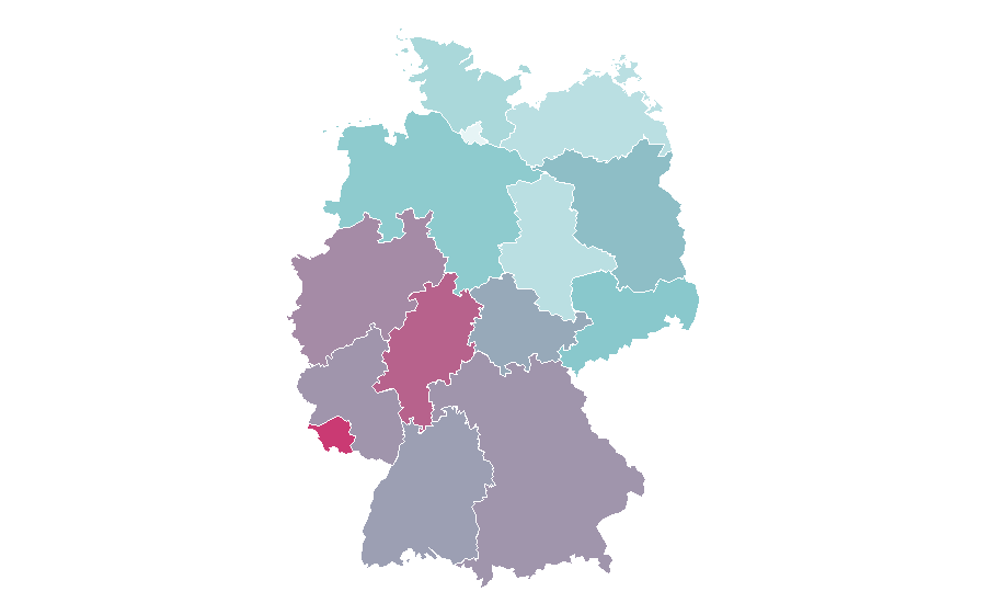 Affinity by region — Pinterest, Germany