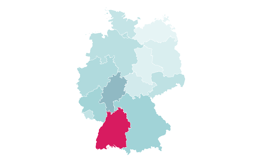 Affinity by region — Porsche, Germany