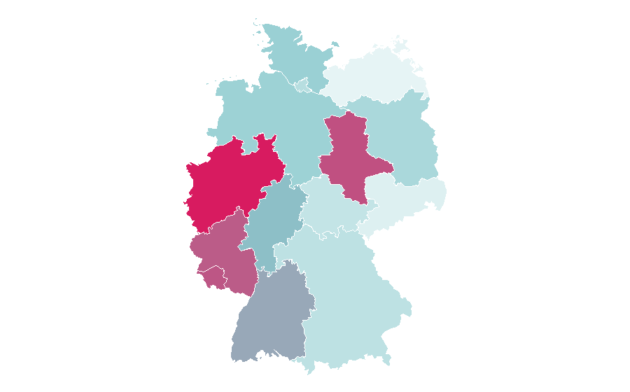 Affinity by region — Real (hypermarket), Germany