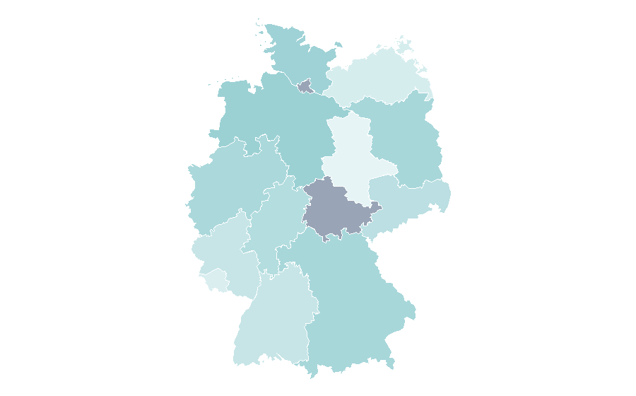 Affinity by region — Ronzheimer, Germany